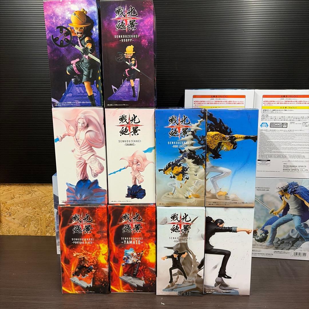 ワンピース プライズ　フィギュア　閃光絶景 16体セット