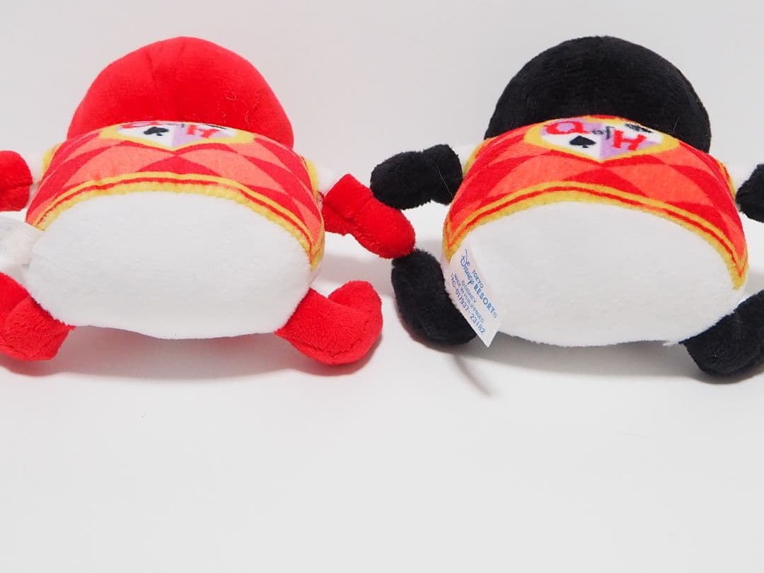 不思議の国のアリス　女王　トランプ兵　ぬいぐるみ　キーホルダー