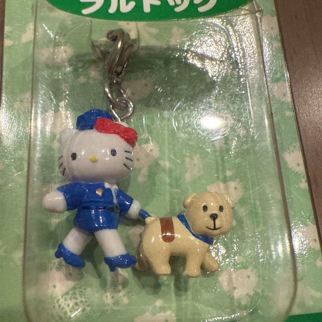 ハローキティ アメリカンブルドッグ 2002 当時物 レア　ファスナーマスコット