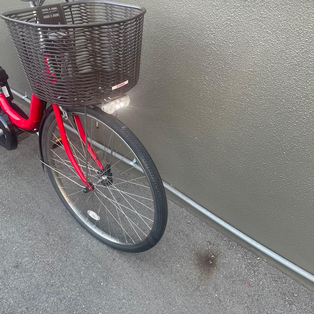 ヤマハ電動アシスト自転車26インチバッテリー大容量12.3Ah