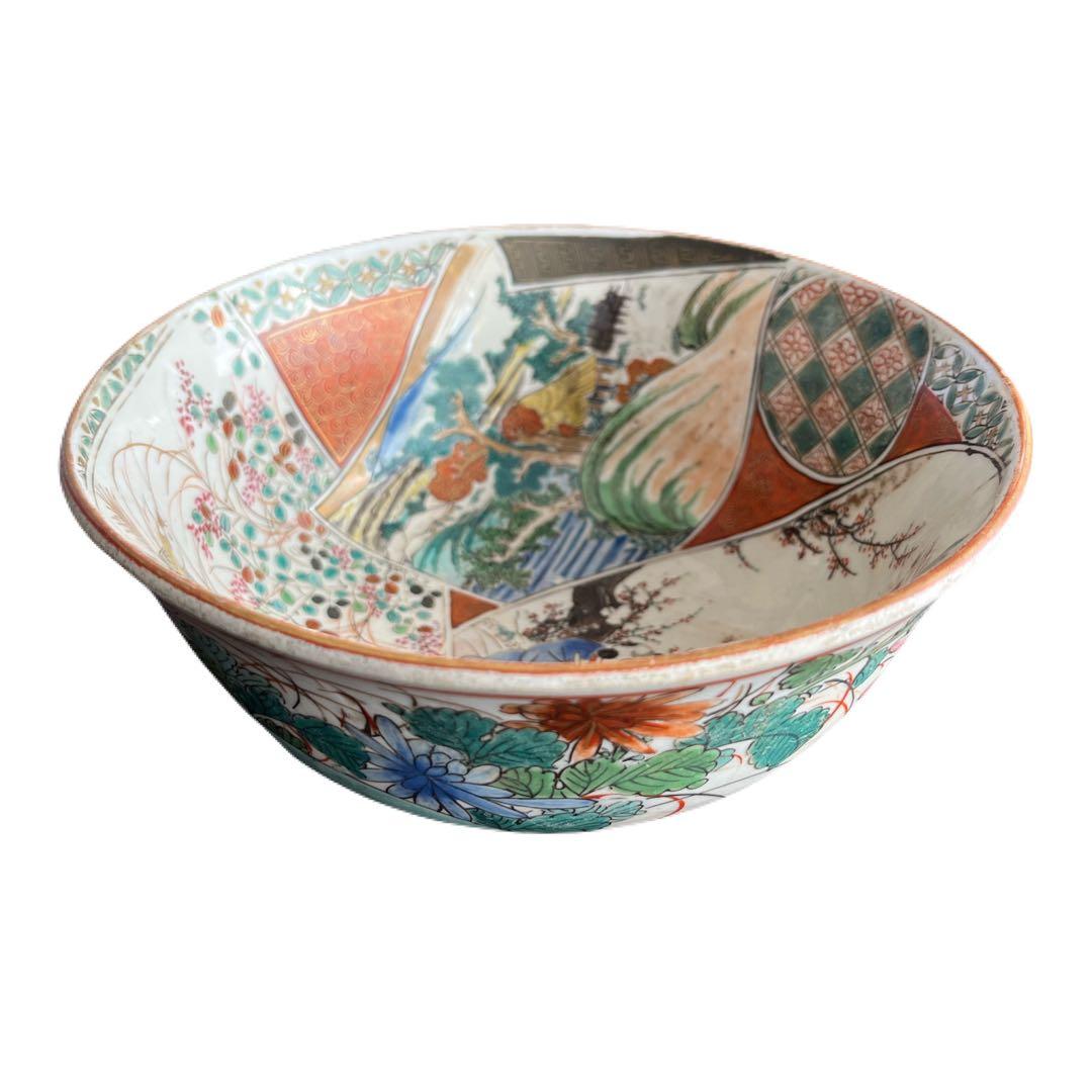 九谷焼　江戸時代　（縁起物／わらし・オシドリ）