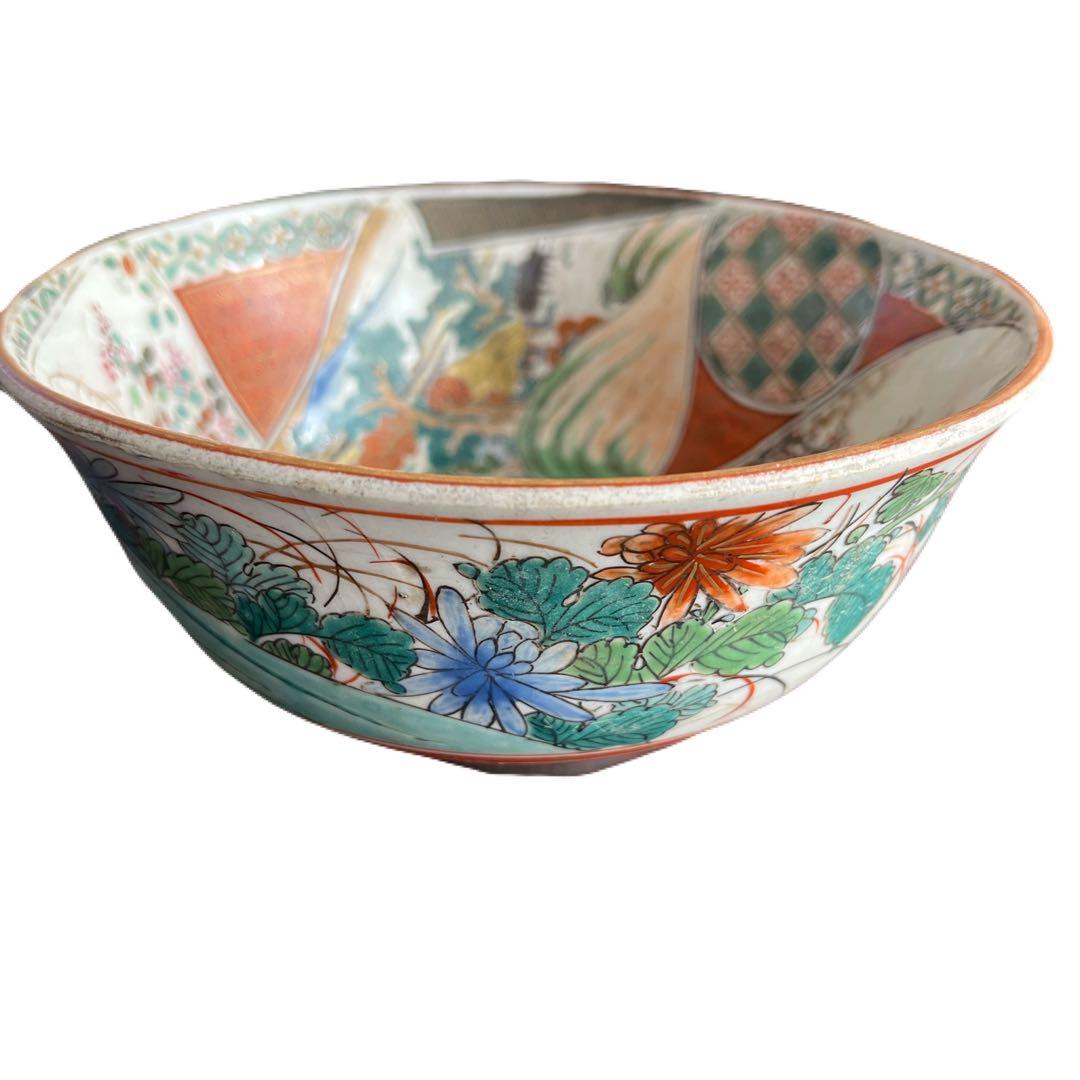 九谷焼　江戸時代　（縁起物／わらし・オシドリ）