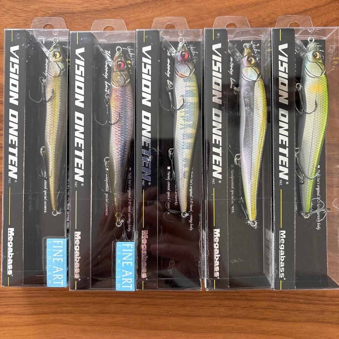 ☆新品☆限定☆メガバス　ヴィジョン　ワンテン　5個セット　人気カラー　レッドアイ