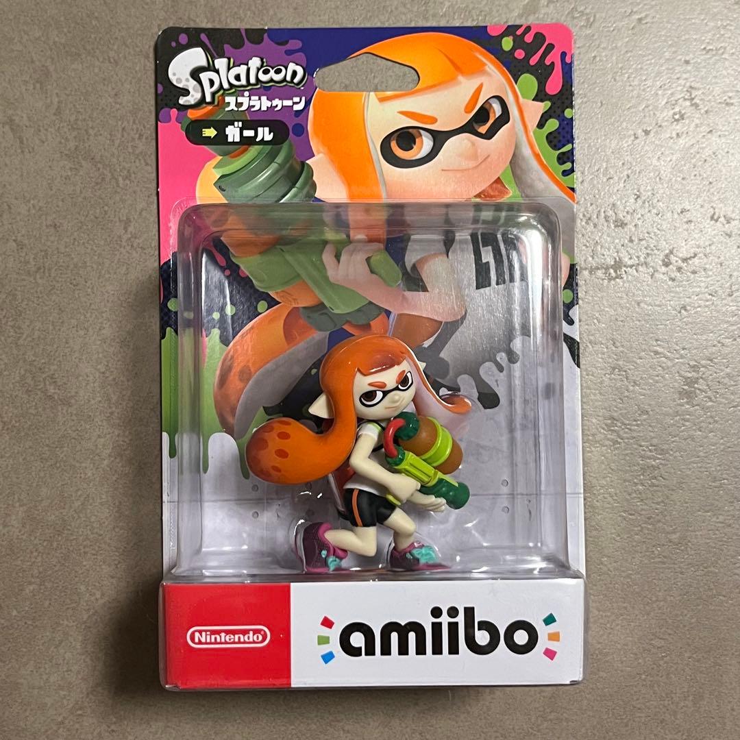 【新品未開封】スプラトゥーン amiibo 4点セット ガール ボーイ イカ