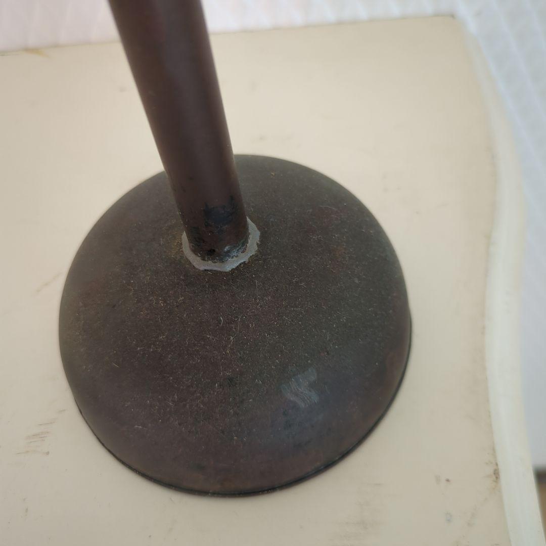 骨董 燭台 金属製 キャンドルスタンド オブジェ ろうそく立 シンプル