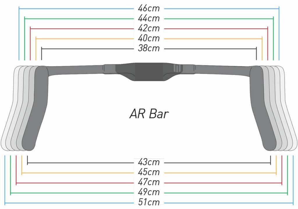 パーツ ENVE SES AR ROAD HANDLEBAR 42cm