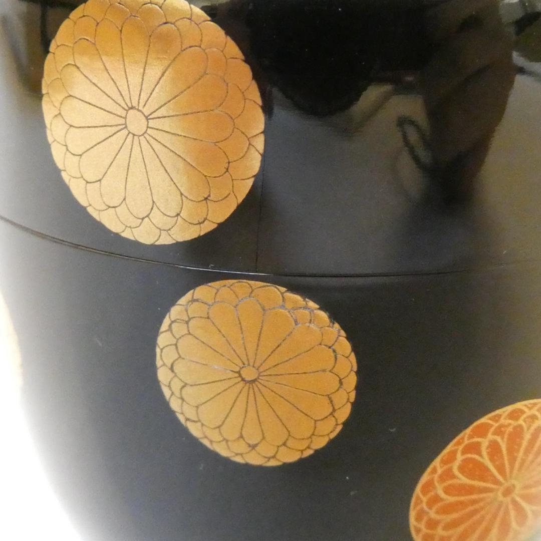 山中塗 細川司光作 内銀地 高台寺蒔絵 大棗 茶器 茶道具