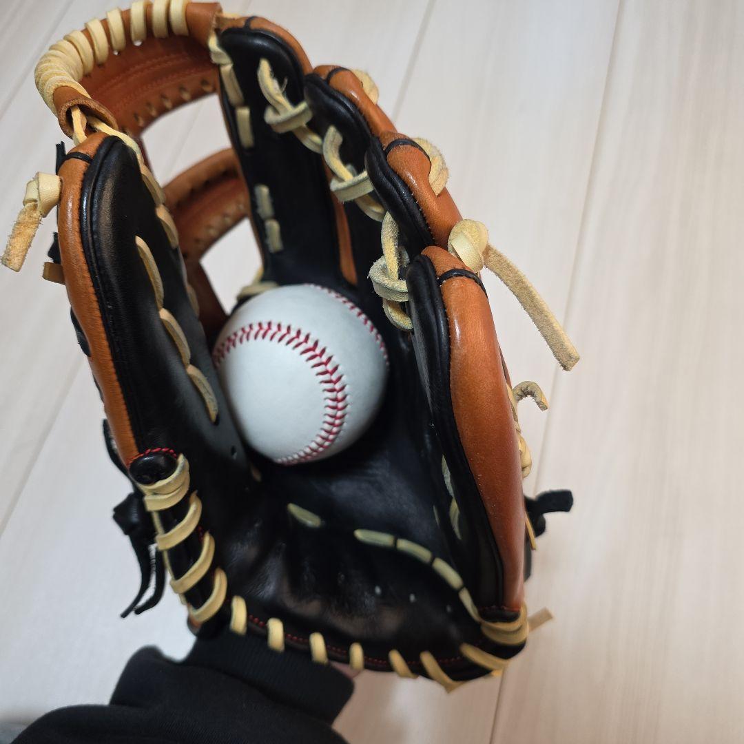 slugger 軟式野球グローブ オレンジ/黒