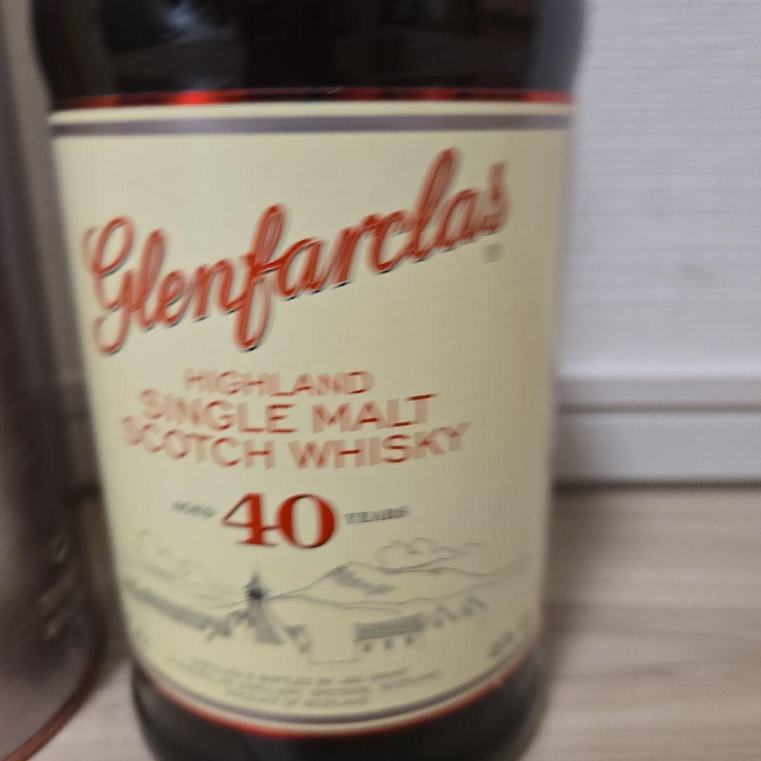 グレンファークラス　 40年　ウイスキー 旧ボトル