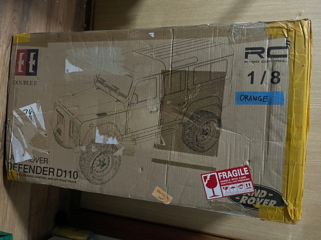 DOUBLE E 1/8 DEFENDER D110 RTR オレンジ