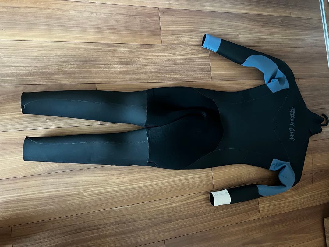 子供用セミドライスーツ 黒/青 ネオプレン