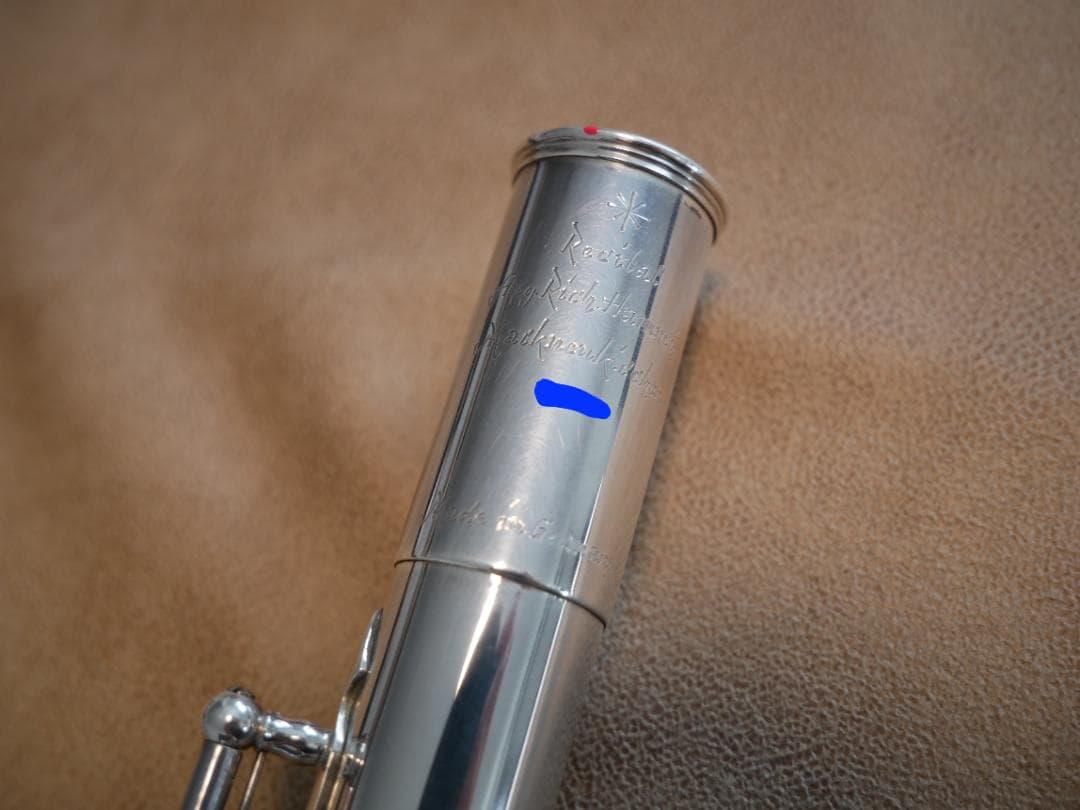 オーバーホール済み【A.R.ハンミッヒ】　ドイツ製　総銀製フルート