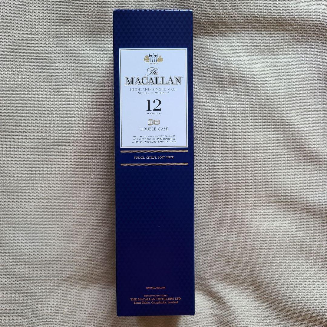 未開封The Macallan 12年 ダブルカスク 700ml