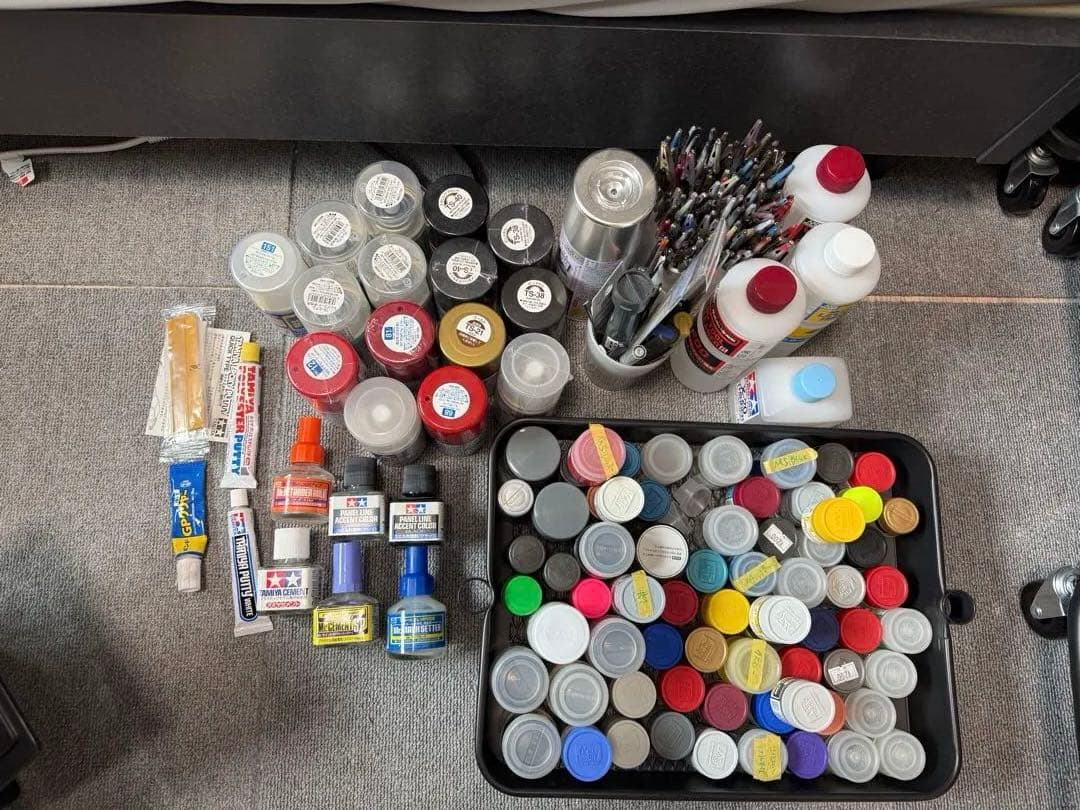 模型用塗料セット（多色、50-60個）