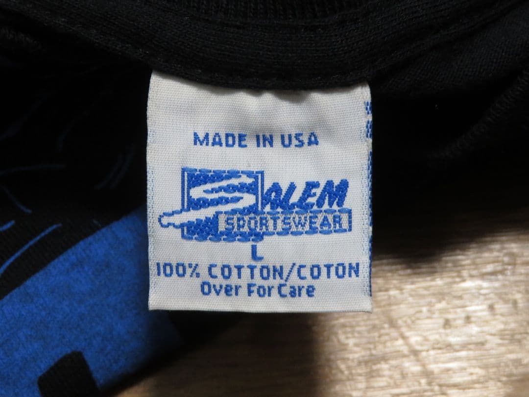 ✅️ USA製 ビンテージ NFL ジャイアンツ Tシャツ 総柄 アメフト L