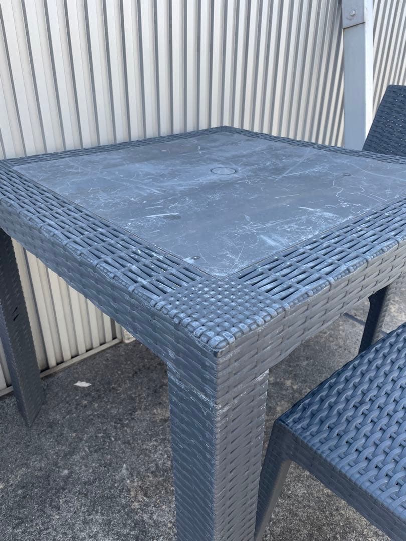 【送料込】areta italy イタリア製　ガーデンテーブル&チェア