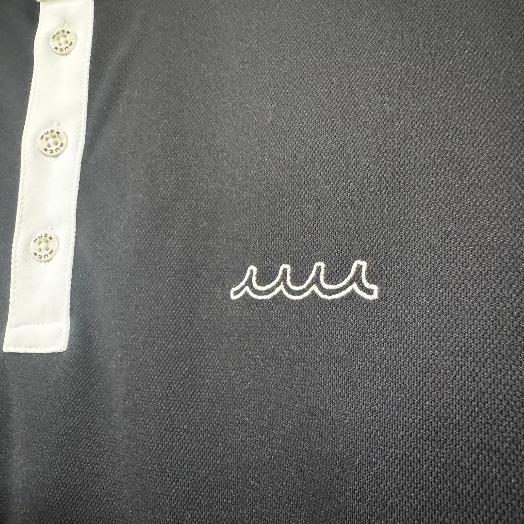 完売品 ムータマリンゴルフ ヘムリブ ポロシャツ (バイカラー)