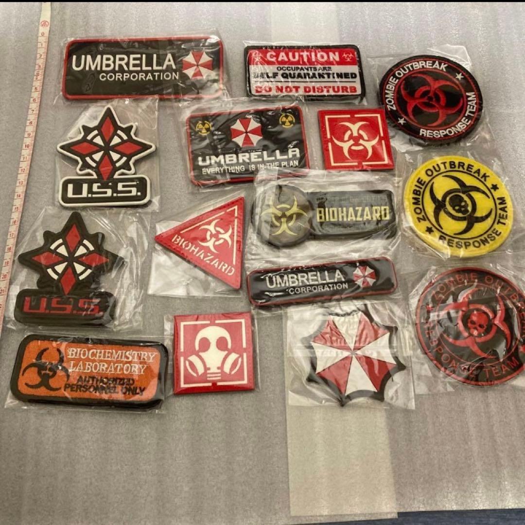 バイオハザード　ワッペン　アンブレラ社 15個