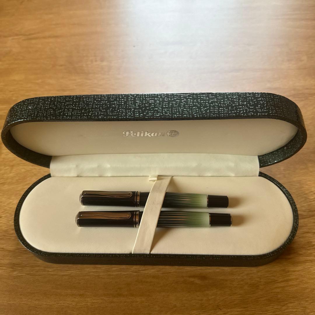 Pelikanペリカン特別生産品 M640ポーラライト 万年筆•ローラーボール
