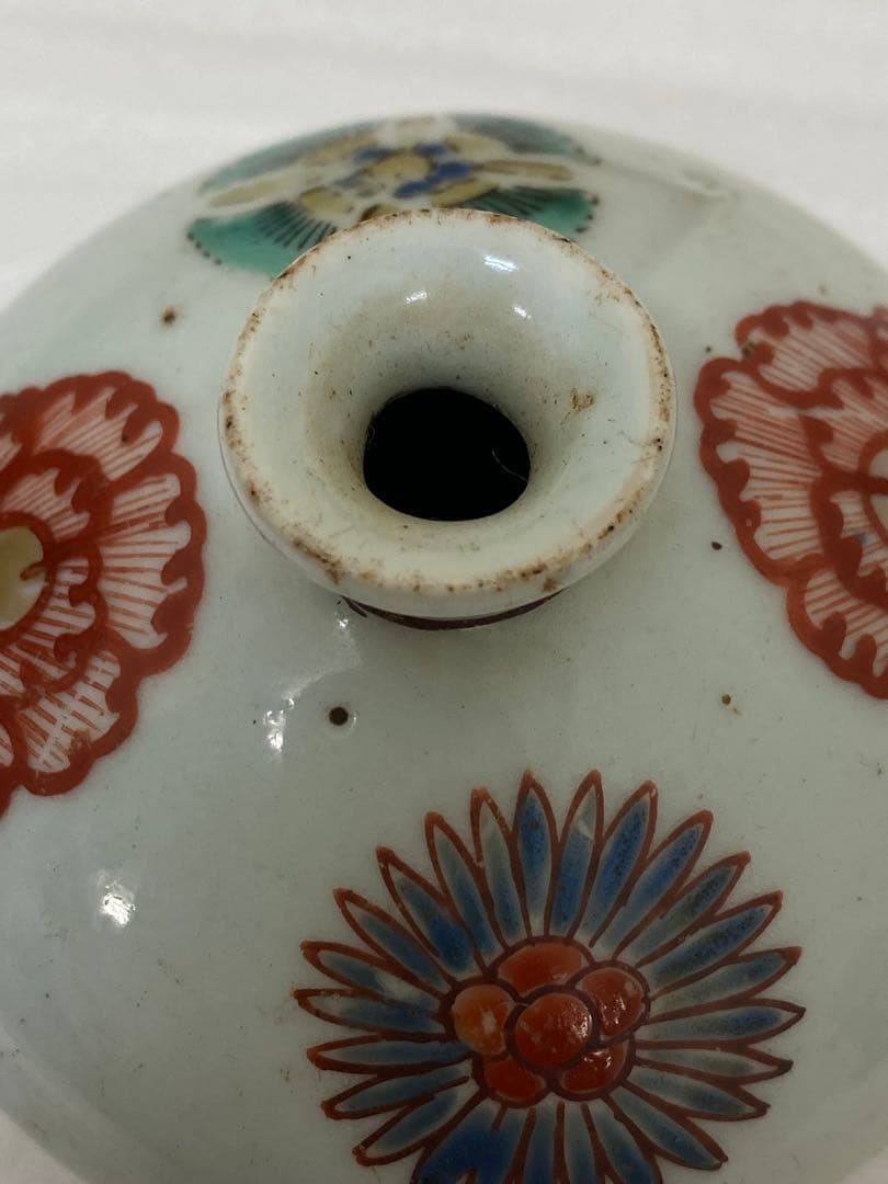 3-3036 平佐赤絵　油壺