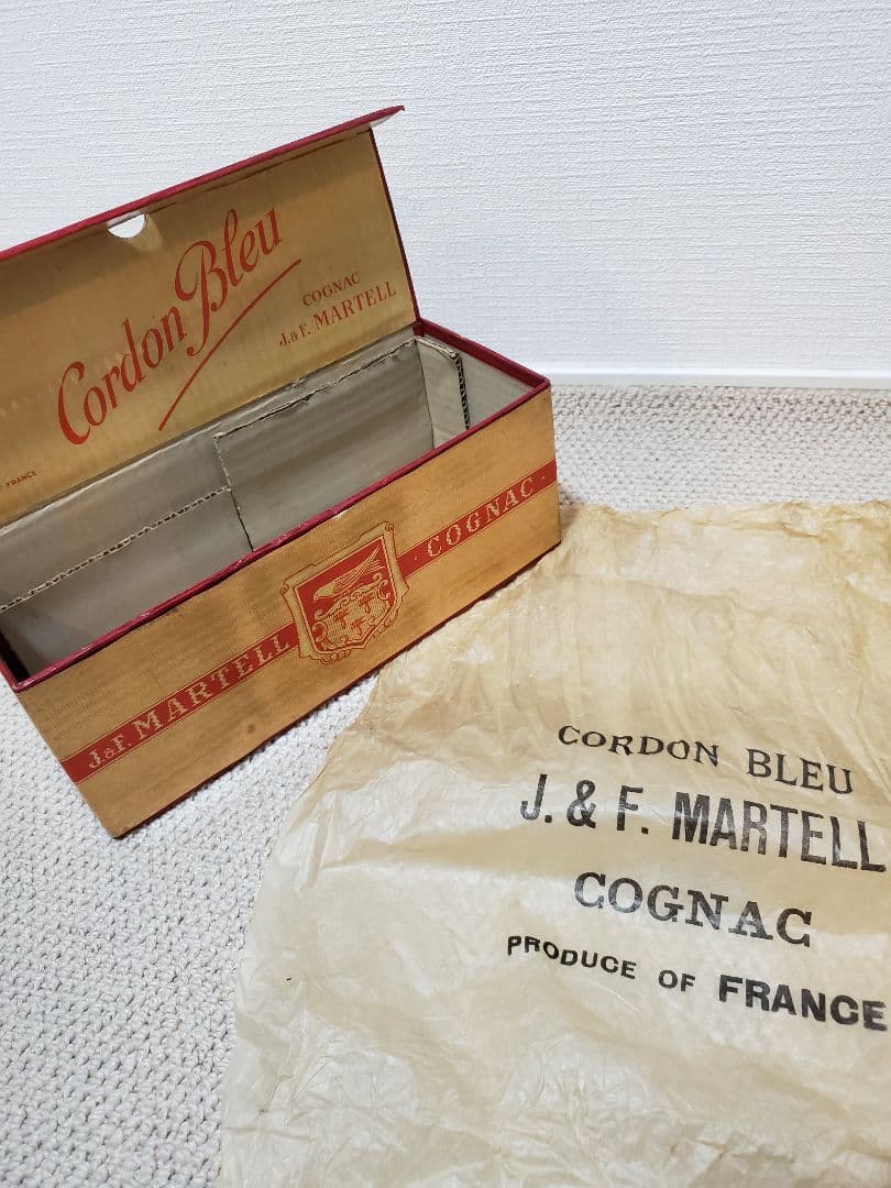 未開栓　ブランデー　マーテル　コルドンブルー　700ml　共箱付　スタンプ　古酒