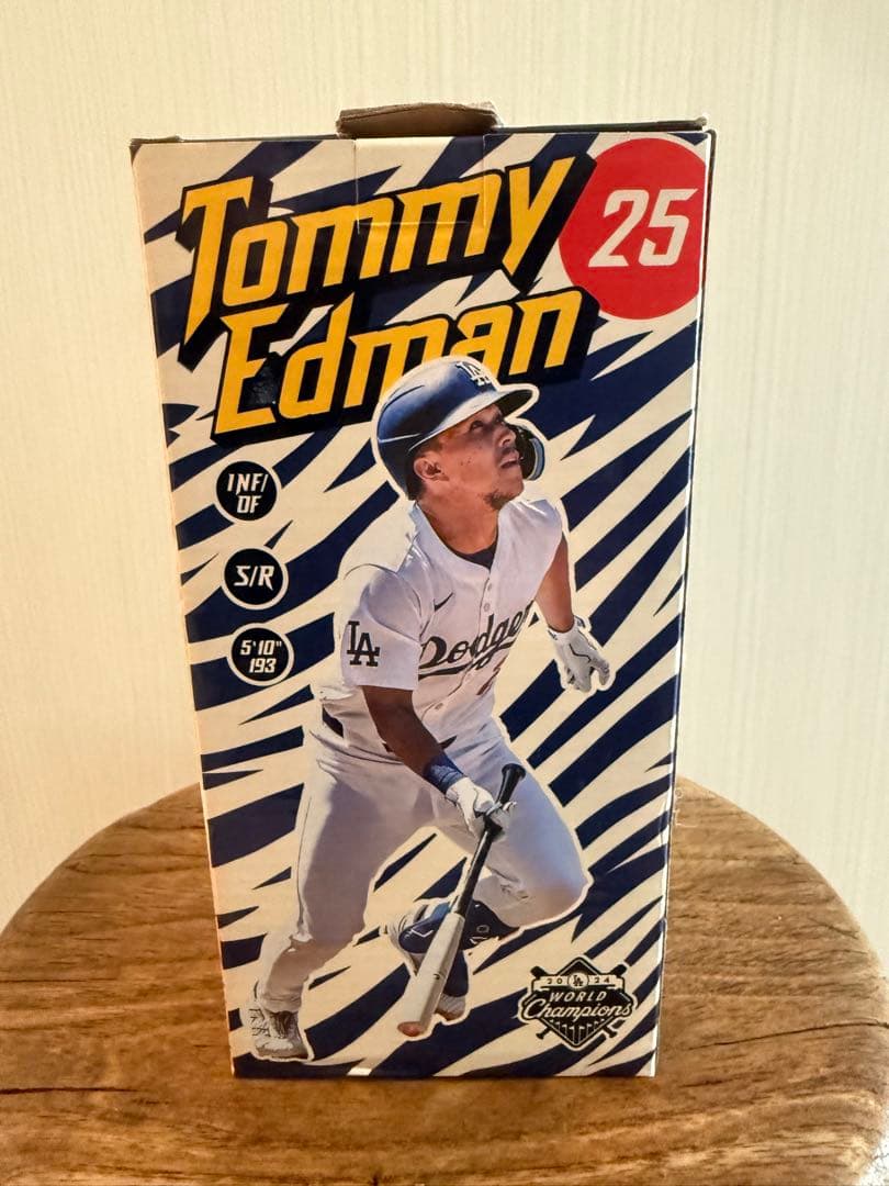 LA ドジャース　トミー・エドマン ボブルヘッド　人形