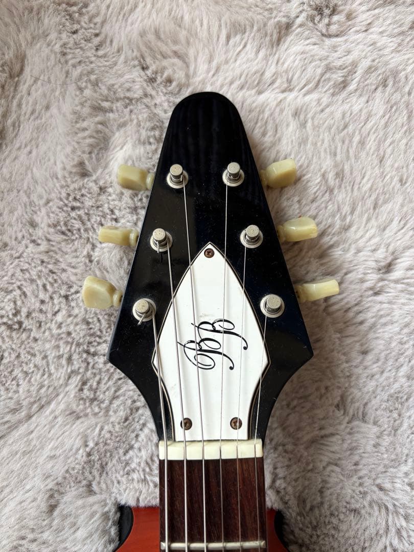 【国産90年代？】 BB Flying V セットネック　ケース付き