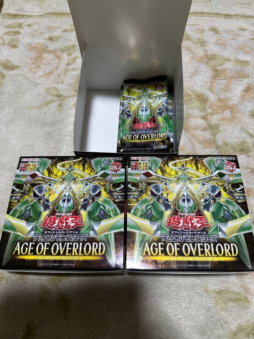 遊戯王 エイジオブオーバーロード AGE OF OVERLORD 2box