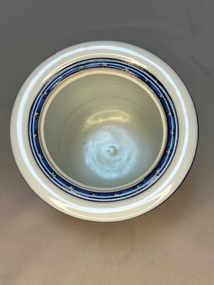 GACHAN茶道具　水指　真葛香斎　染付竹絵 即中斎　書付