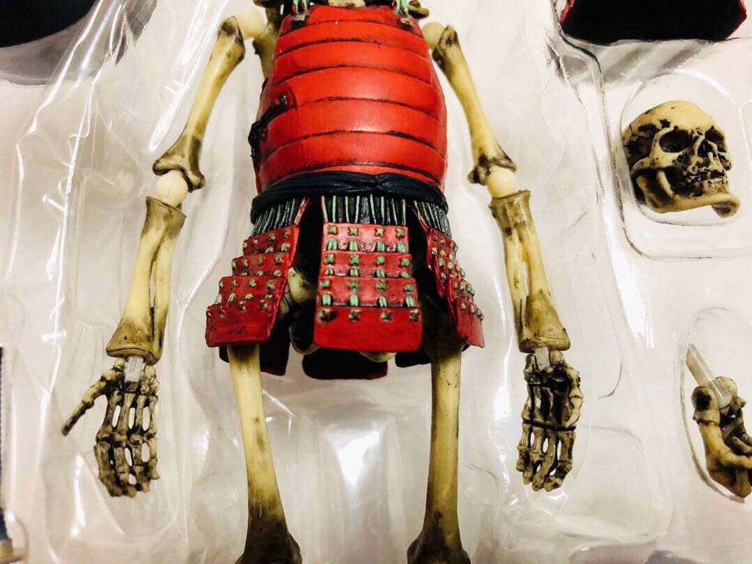 海洋堂　タケヤ式自在置物　KT-010 骸骨武者　着彩