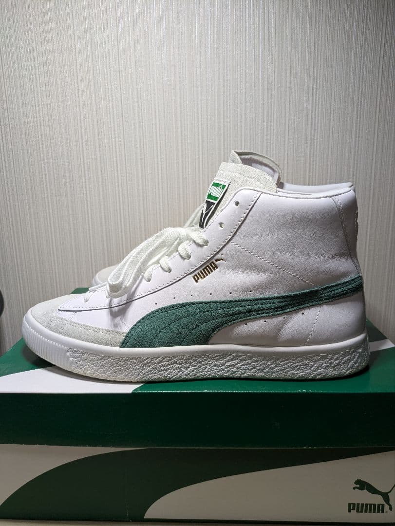 Puma Basket Mid VTG 26cm ホワイト