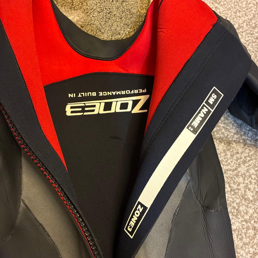 Zoneトライアスロン用ウェットスーツ メンズSM(現在はS〜XS相当)