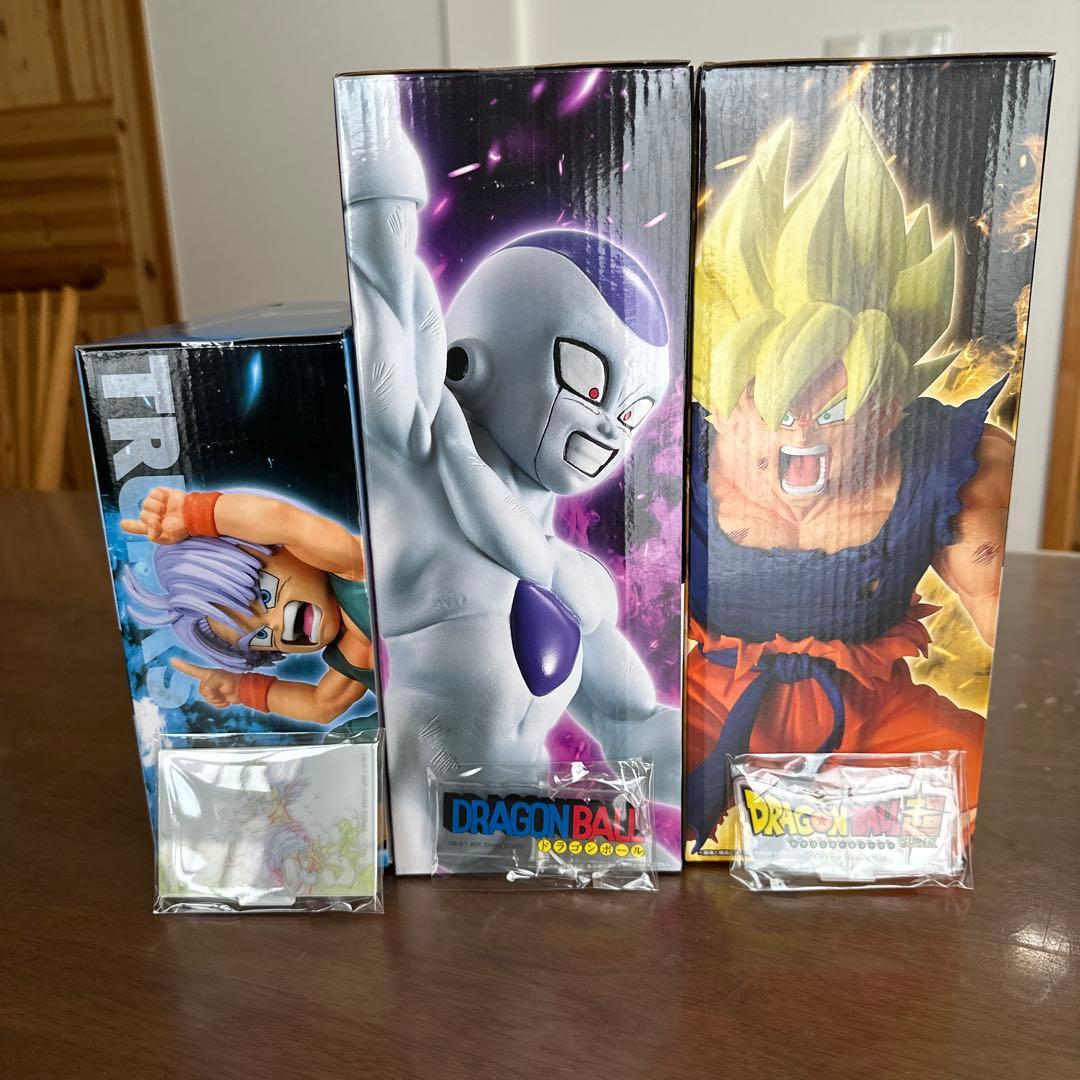 一番くじドラゴンボールB賞　孫悟空　C賞　フリーザ　D賞　孫悟天＆トランクス