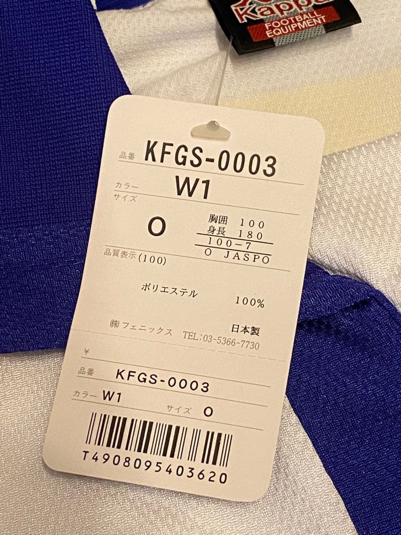 kappa 湘南ベルマーレ ユニフォーム アウェイ 前園真聖 選手 タグ付き
