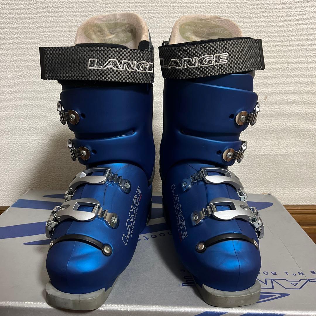 LANGE スキー用ブーツ 130 ブルー