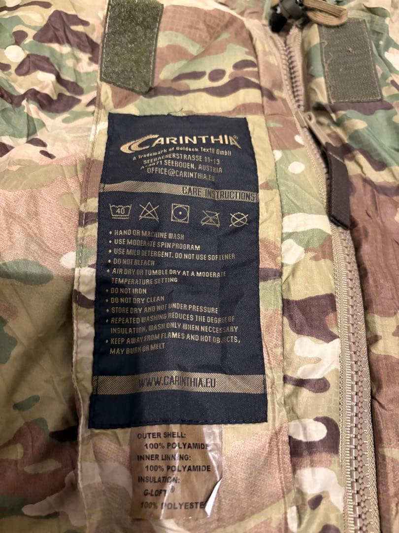 【海外限定】カリンシア ディフェンス4 シュラフ マルチカム