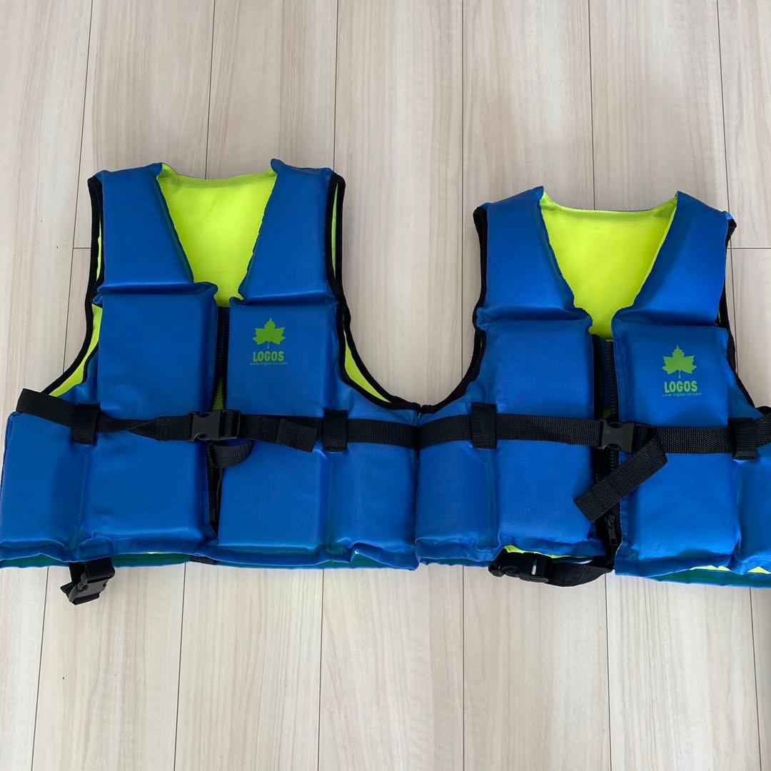 【kids用シューズ2足付き】LOGOSとAQAライフジャケットセット