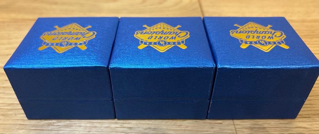 ⭐️期間限定価格⭐️【非売品】大谷翔平 リング3種類セット2024チャンピオンリング