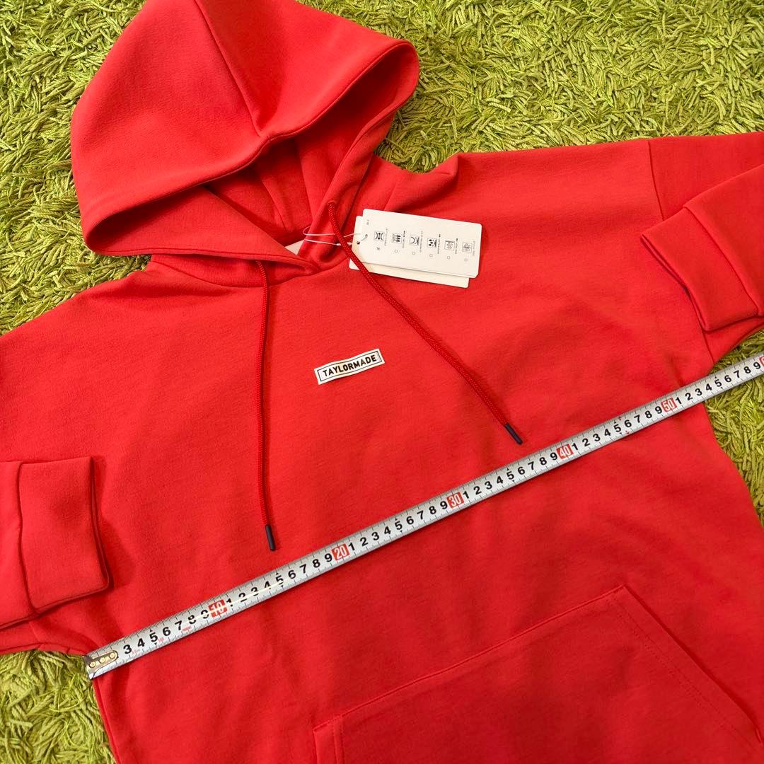 【TaylorMade】新品✨L フード付きロゴトレーナー　スリット付き　秋冬