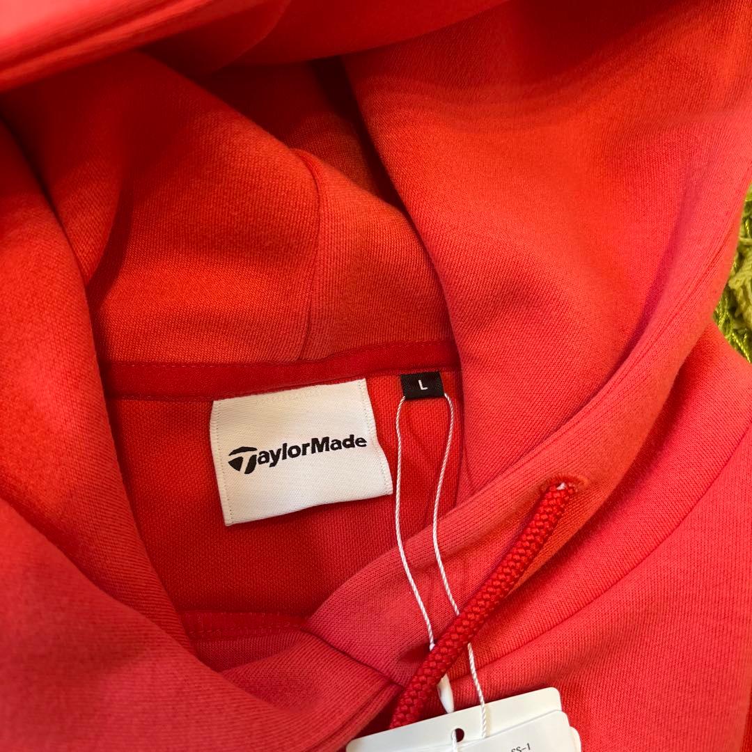 【TaylorMade】新品✨L フード付きロゴトレーナー　スリット付き　秋冬