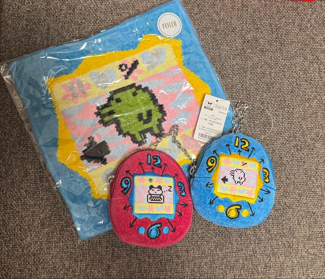 フェイラー　たまごっち　チャーム　ハンカチ
