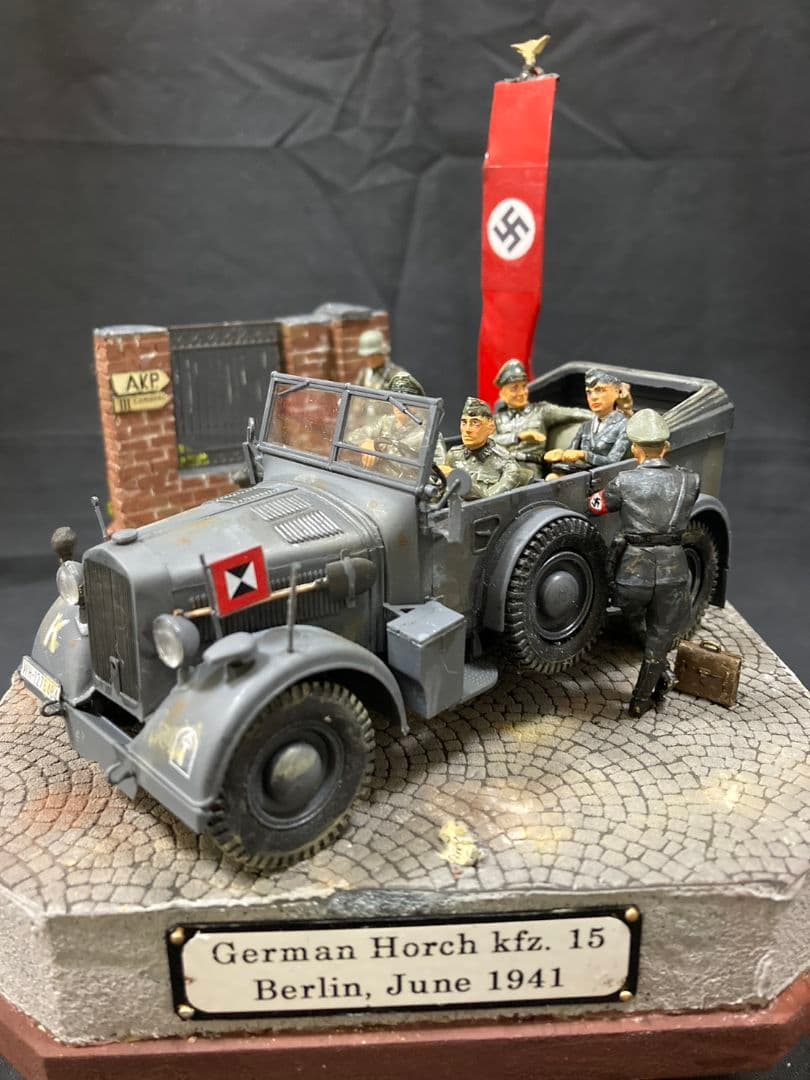 ホルヒkfz.15　ミリタリー　ジオラマ