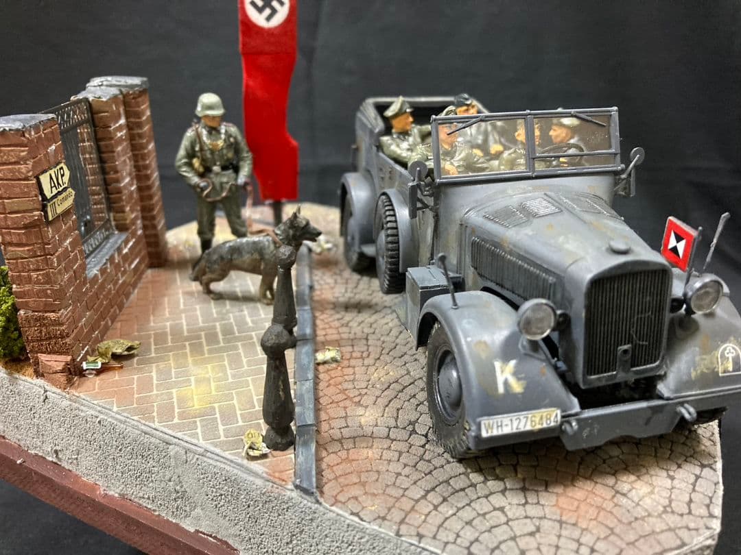 ホルヒkfz.15　ミリタリー　ジオラマ