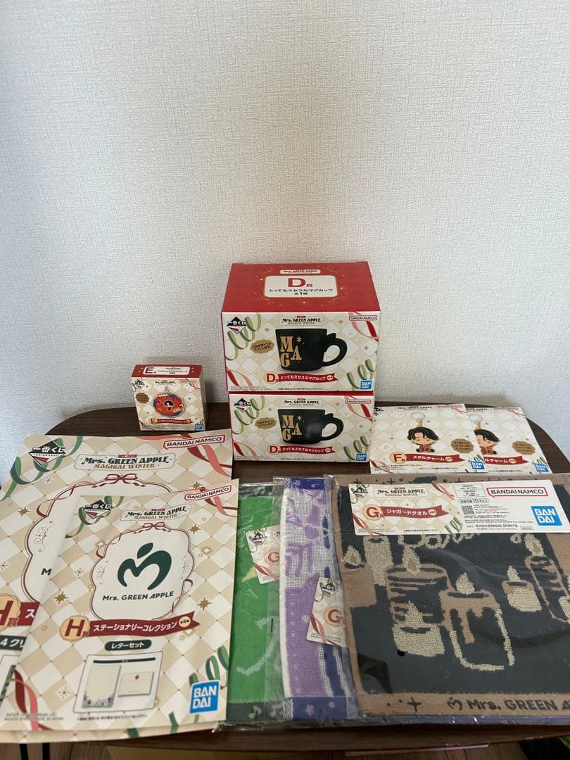 新品Mrs. GREEN APPLE 一番くじ A賞D賞E賞 F賞 G賞H賞