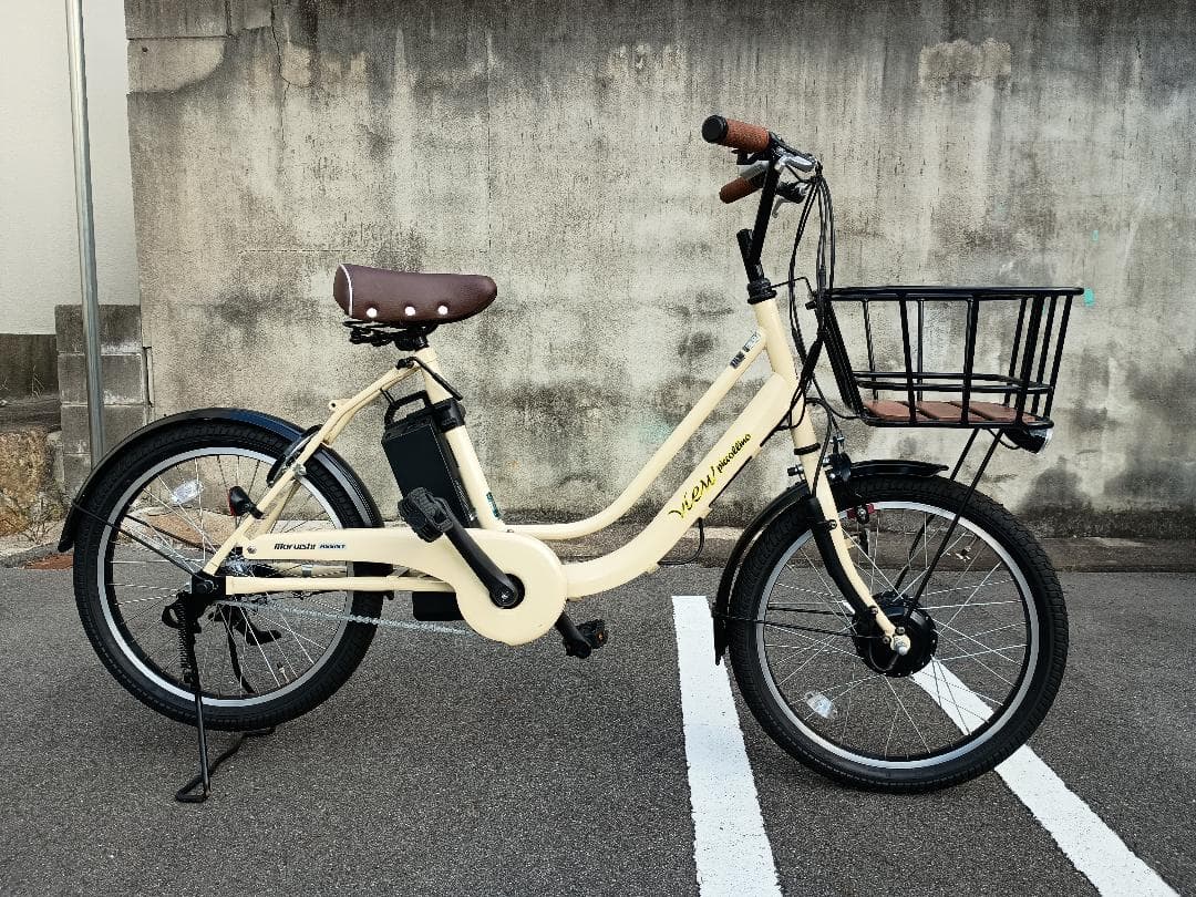 (No 1202) 丸石 ビューピッコリーノ 20インチ ベージュ 両立スタンド