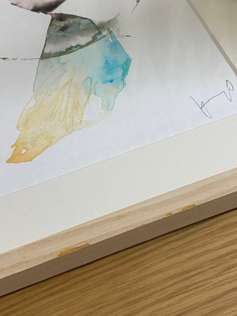 野村佳代　原画　作品　絵画　美術　水彩画　抽象画