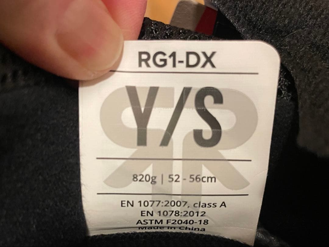 Ruroc RG1-DX スノーボードヘルメットーマットブラック/サイズ：S