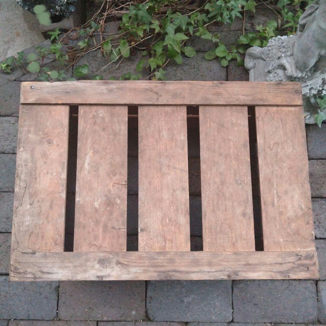 稀少 オランダ古物 苗物用 野菜用 古いベジタブルウッドボックス ヴィンテージ