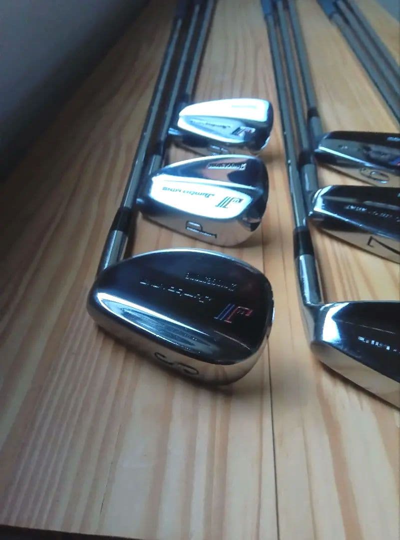 ブリジストン ジャンボ尾崎モデル、右利き用、アイアン 9本 セット、中古品