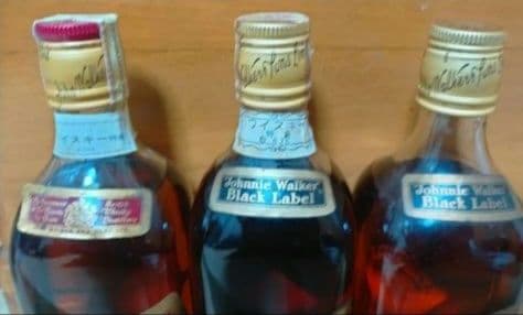 21日まで出品　ジョニーウォーカー 推定1974年以前流通ボトル3本 WJ4